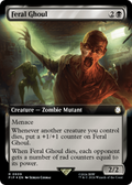 Feral Ghoul (Extended Art) (Surge Foil) (PIP-909) - Fallout: (Extended Art) Foil