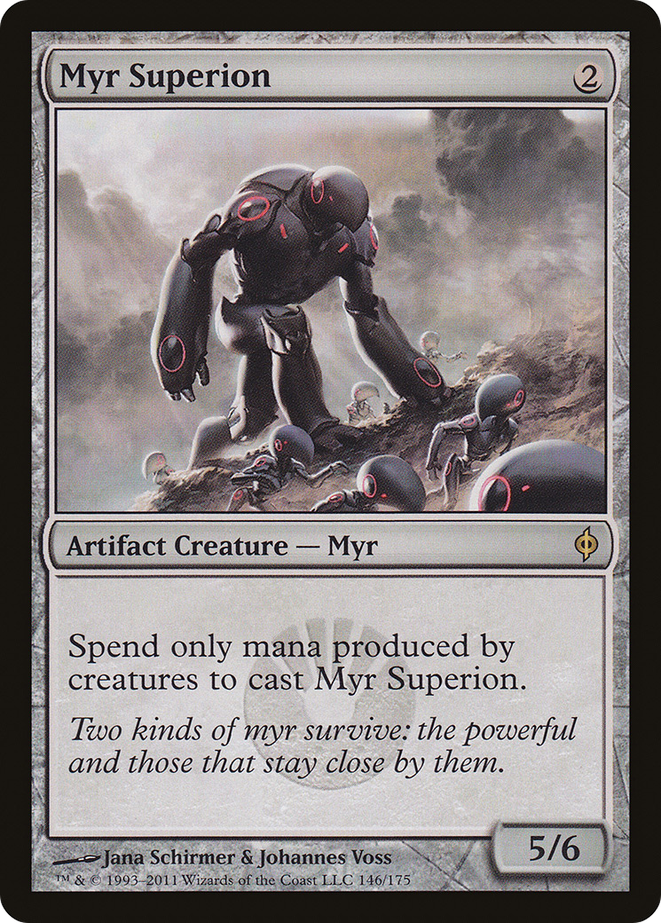 Myr Superion (NPH-146) - New Phyrexia Foil