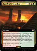Last Night Together (Extended Art) (Surge Foil) (WHO-1014) - Doctor Who: (Extended Art) Foil