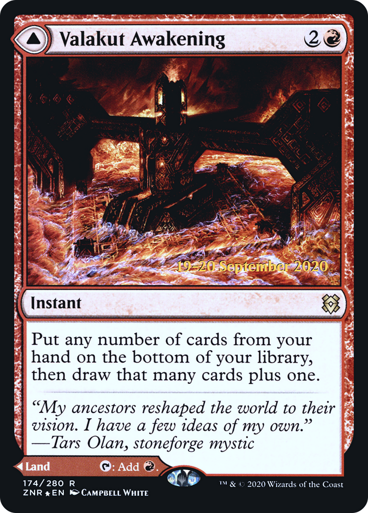 Valakut Awakening (PRE-174S) - Zendikar Rising Promos Foil