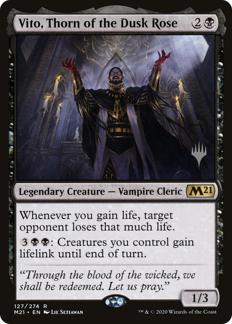 Vito, Thorn of the Dusk Rose (PPM21-127) - Core Set 2021 Promos
