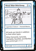 Khod, Etlan Shiis Envoy (CMB1-) - Mystery Booster Playtest Cards 2019