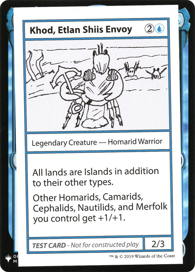 Khod, Etlan Shiis Envoy (CMB1-) - Mystery Booster Playtest Cards 2019