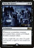 Open the Graves (PRE-112S) - Core Set 2019 Promos Foil