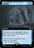 Flatline (Extended Art) (Surge Foil) (WHO-949) - Doctor Who: (Extended Art) Foil