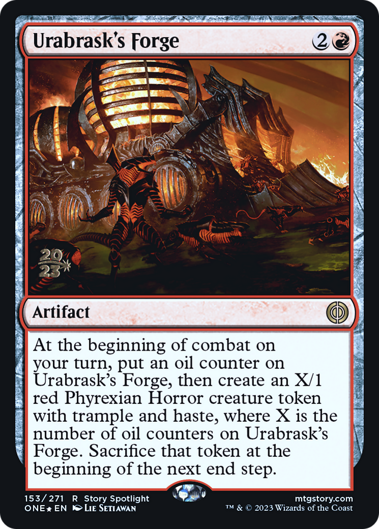 Urabrask's Forge (PRE-153) - Phyrexia: All Will Be One Promos Foil