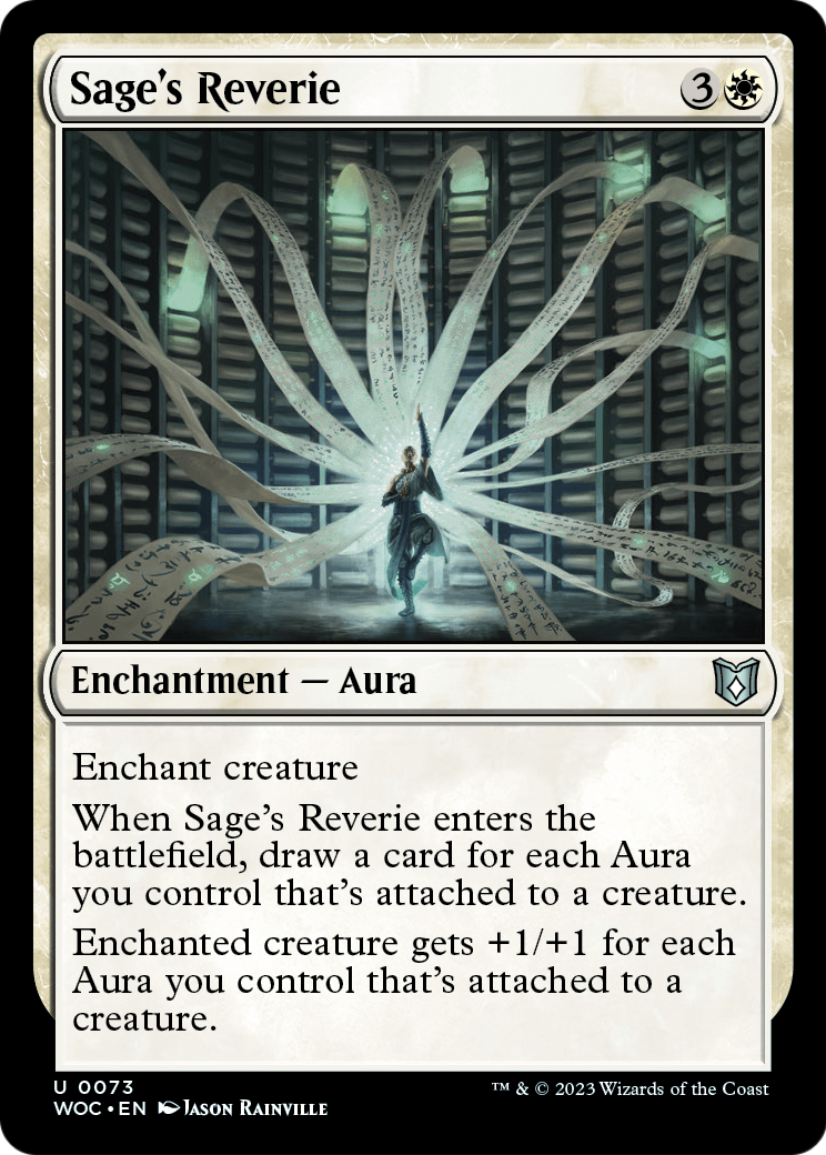 Sage's Reverie (WOC-073) - Wilds of Eldraine Commander