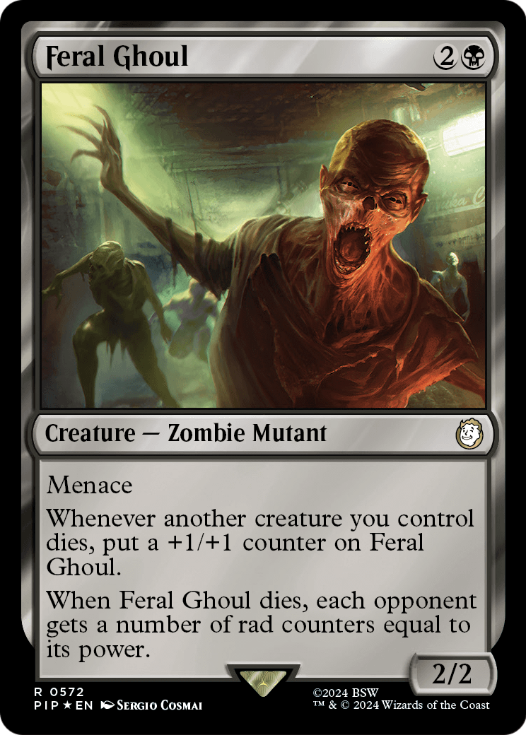 Feral Ghoul (Surge Foil) (PIP-572) - Fallout Foil