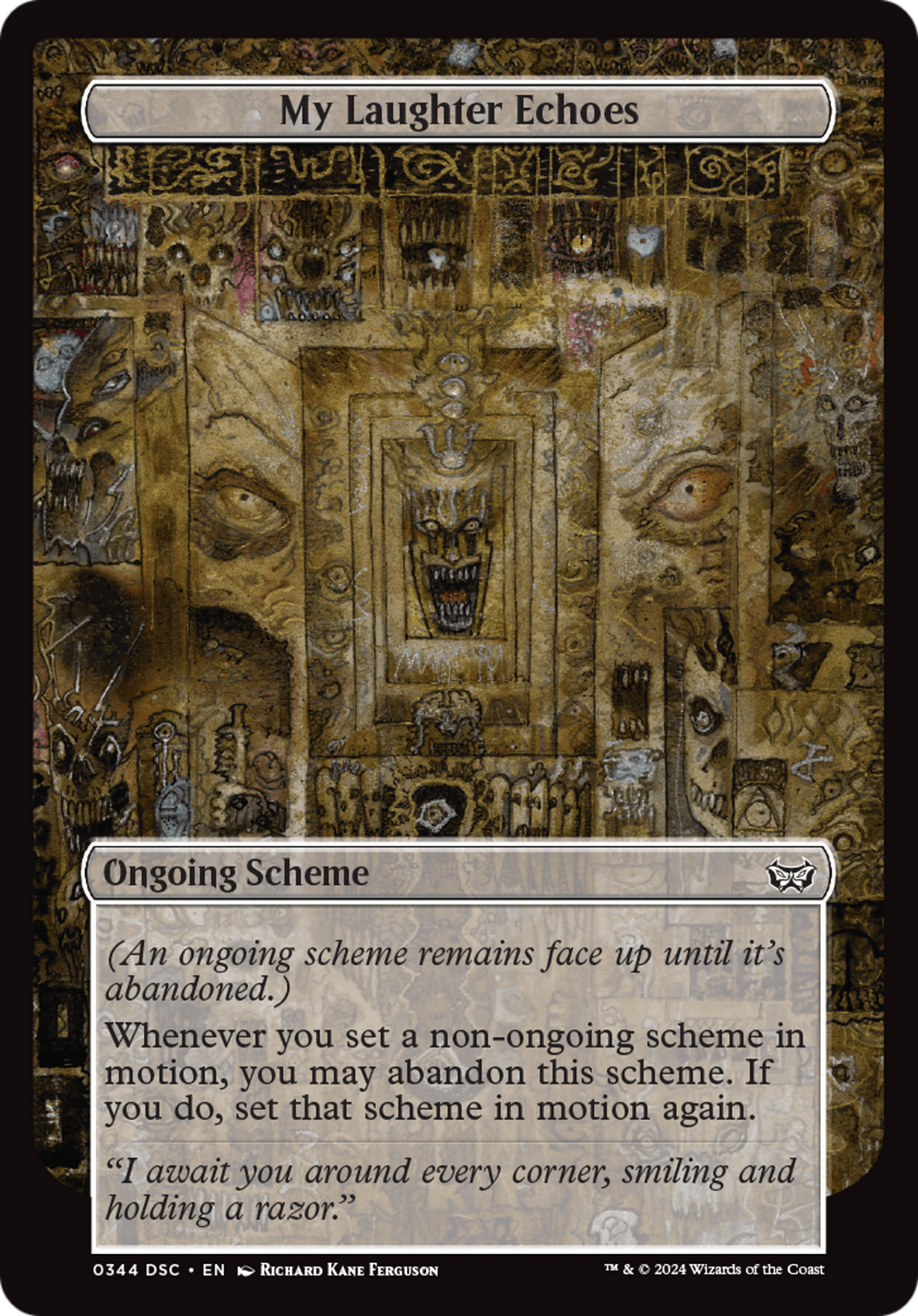 My Laughter Echoes (Full Art) (A:DSC-344) - Duskmourn: House of Horror Commander