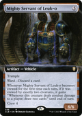 Mighty Servant of Leuk-o (Extended Art) (CLB-598) - Commander Legends: Battle for Baldur's Gate: (Extended Art) Foil