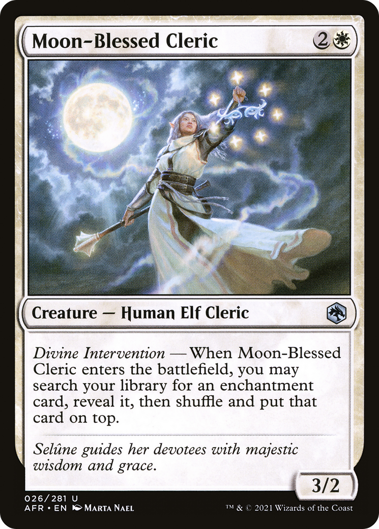 Moon-Blessed Cleric (AFR-026) - Adventures in the Forgotten Realms