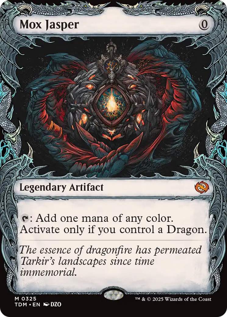 Mox Jasper (Showcase) (TDM-325) - Tarkir: Dragonstorm: (Showcase) Foil