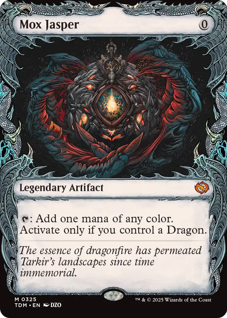 Mox Jasper (Showcase) (TDM-325) - Tarkir: Dragonstorm: (Showcase)