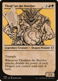 Thrakkus the Butcher (Showcase) (CLB-440) - Commander Legends: Battle for Baldur's Gate: (Showcase) Foil