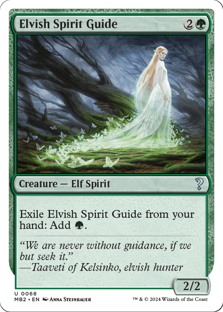 Elvish Spirit Guide (White Border) (MB2-068) - Mystery Booster 2