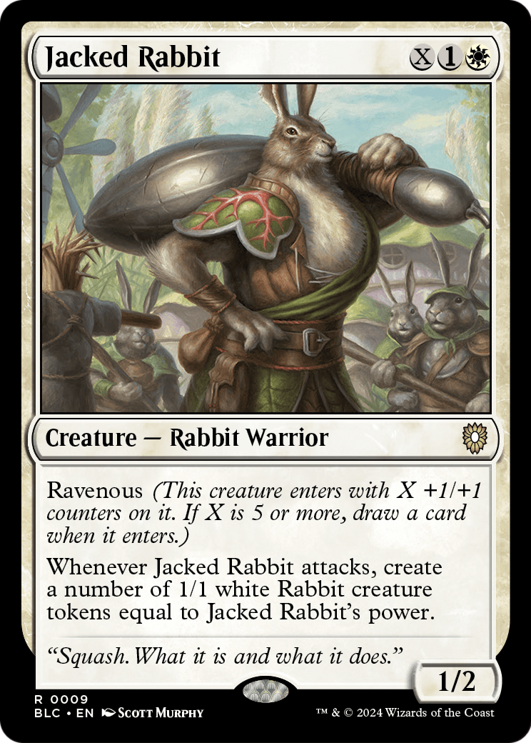 Jacked Rabbit (BLC-009) - Bloomburrow Commander
