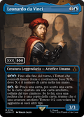 Leonardo da Vinci (Italian) (Serial Numbered) (ACR-118) - Assassin's Creed (Borderless) Foil