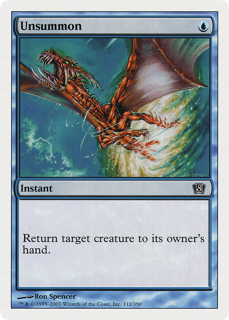 Unsummon (8ED-112) - 8th Edition
