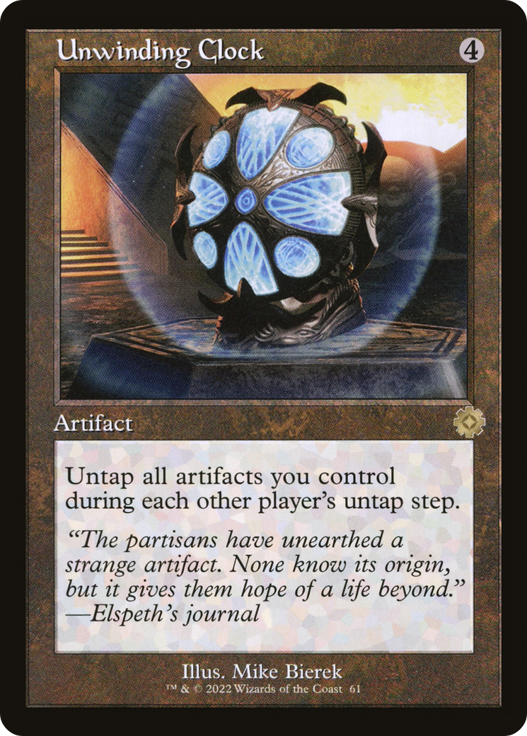 Unwinding Clock (BRR-061) - The Brothers' War Retro Artifacts