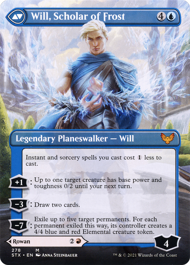 Rowan, Scholar of Sparks (Borderless) (STX-278) - Strixhaven: School of Mages (Borderless)