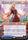 Rowan, Scholar of Sparks (Borderless) (STX-278) - Strixhaven: School of Mages (Borderless)