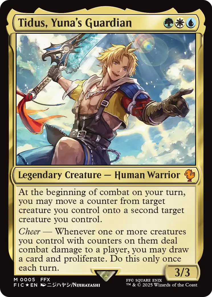 Tidus, Yuna's Guardian (FIC-005) - Commander: FINAL FANTASY