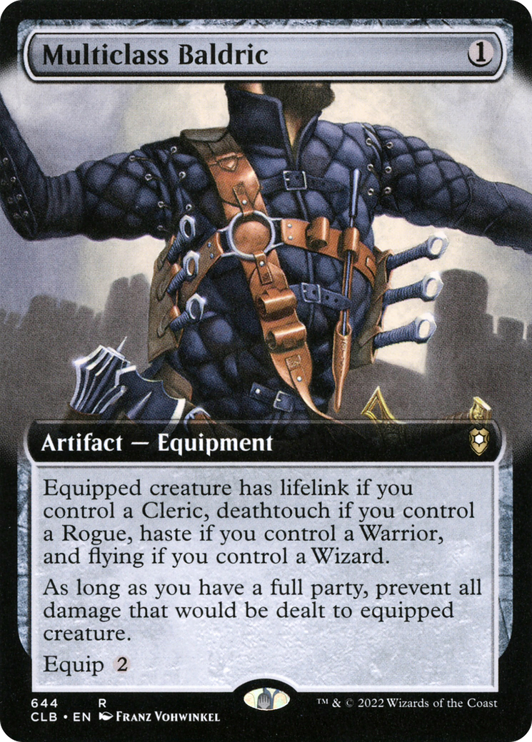 Multiclass Baldric (Extended Art) (CLB-644) - Commander Legends: Battle for Baldur's Gate: (Extended Art)