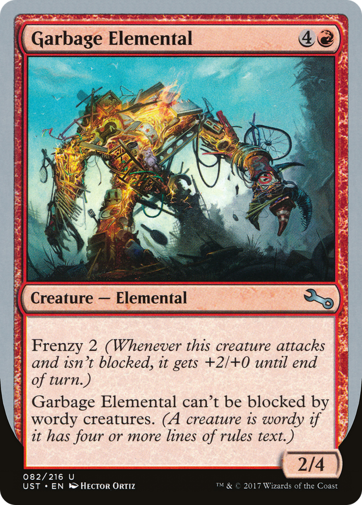 Garbage Elemental (A) (UST-082) - Unstable Foil
