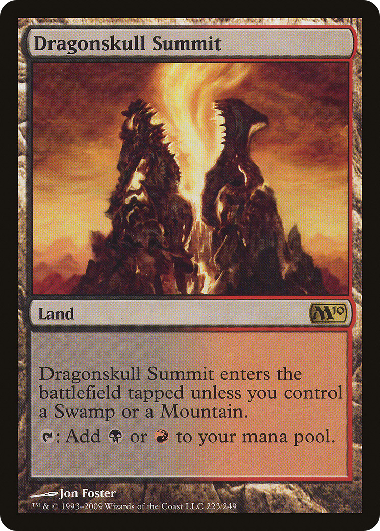 Dragonskull Summit (M10-223) - Magic 2010 Foil