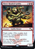 Three-Headed Goblin (LIST-099/216) - The List (Unfinity Foil Edition) Foil