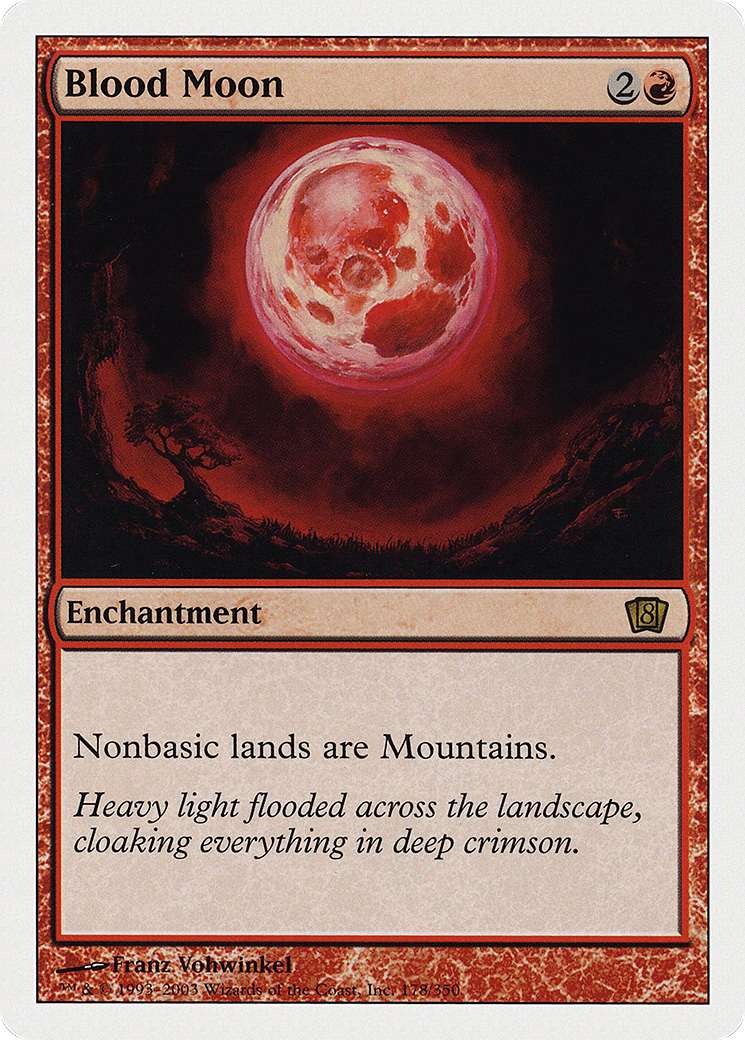Blood Moon (8ED-178) - 8th Edition Foil