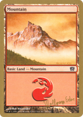 Mountain (346) - 2003 Wolfgang Eder (8ED) (WCD-) - World Championship Decks 2003