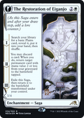 The Restoration of Eiganjo (PRE-034) - Kamigawa: Neon Dynasty Promos: (fandfc, enchantment) Foil