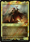 Abaddon the Despoiler (Display Commander) (Surge Foil) - Thick Stock (40K-178) - Warhammer 40,000 Commander Foil