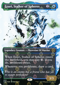 Ezuri, Stalker of Spheres (Showcase) (Step-and-Compleat Foil) (ONE-460) - Phyrexia: All Will Be One: (Showcase) (Borderless) Foil