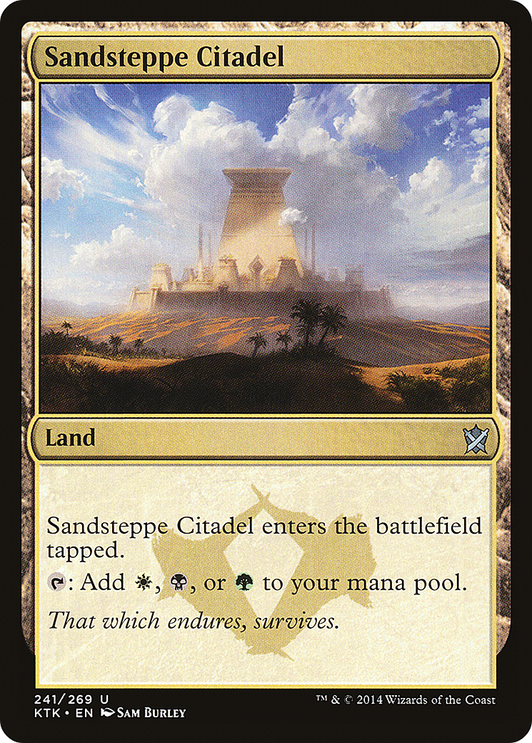 Sandsteppe Citadel (KTK-241) - Khans of Tarkir