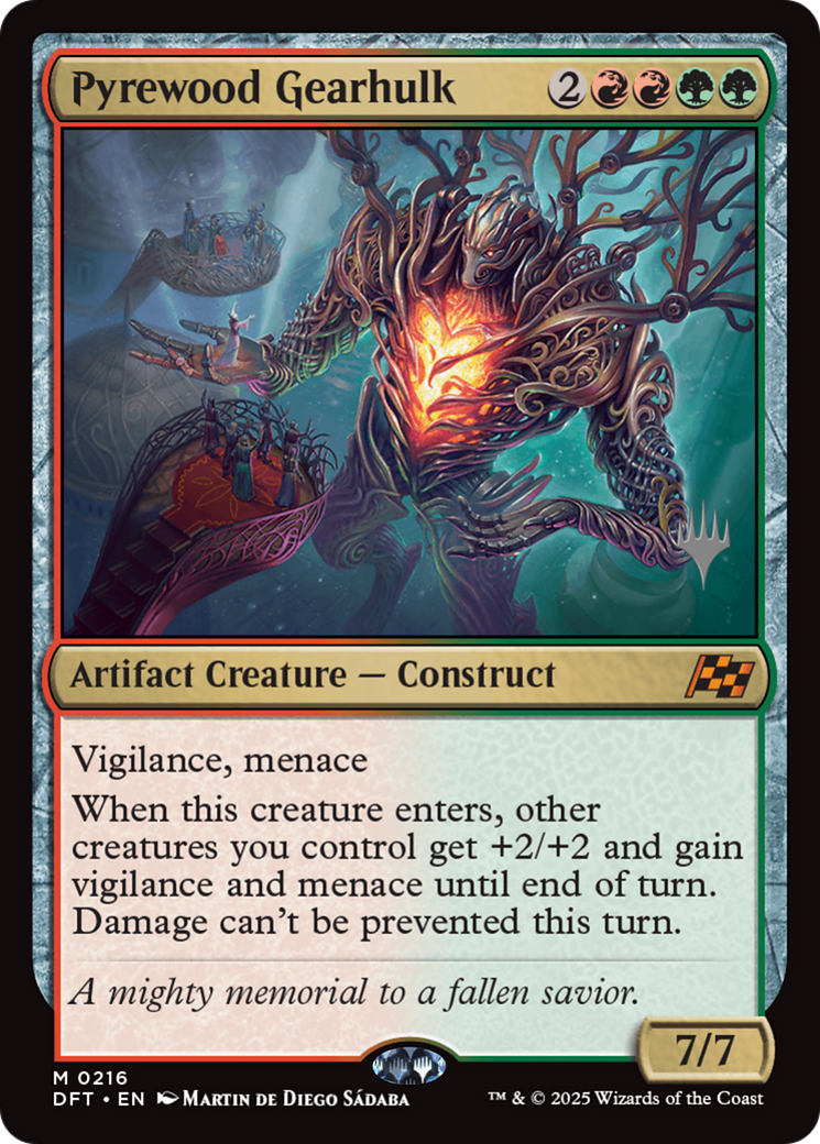 Pyrewood Gearhulk (PPDFT-216) - Promo Pack: Aetherdrift