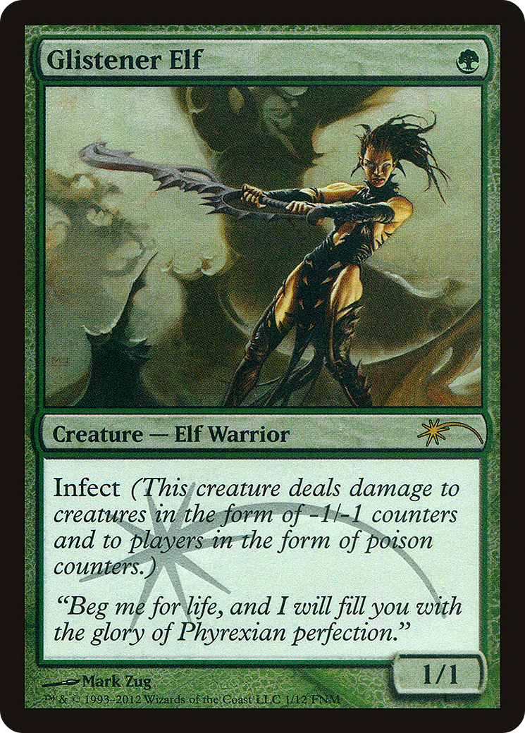 Glistener Elf (FNM-) - Friday Night Magic 2012 Foil