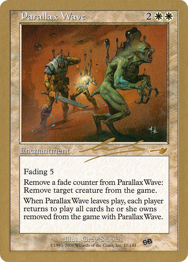 Parallax Wave - 2000 Nicolas Labarre (NMS) (SB) (WCD-) - World Championship Decks 2000