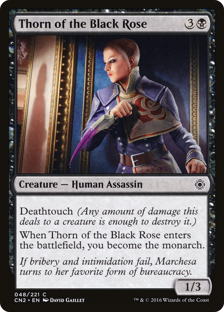 Thorn of the Black Rose (CN2-048) - Conspiracy: Take the Crown Foil