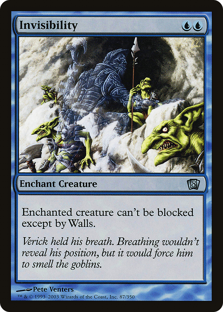 Invisibility (8ED-087) - 8th Edition Foil