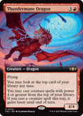 Thundermane Dragon (Extended Art) (TDC-078) - Commander: Tarkir: Dragonstorm: (Extended Art)