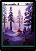 Snow-Covered Forest (PixelSnowLands.jpg) (SLD-329) - Secret Lair Drop Foil