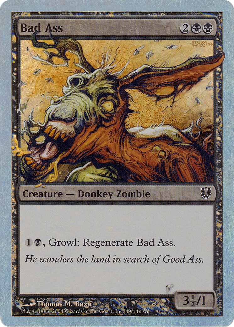 Bad Ass (Alternate Foil) (UNH-049) - Unhinged Foil