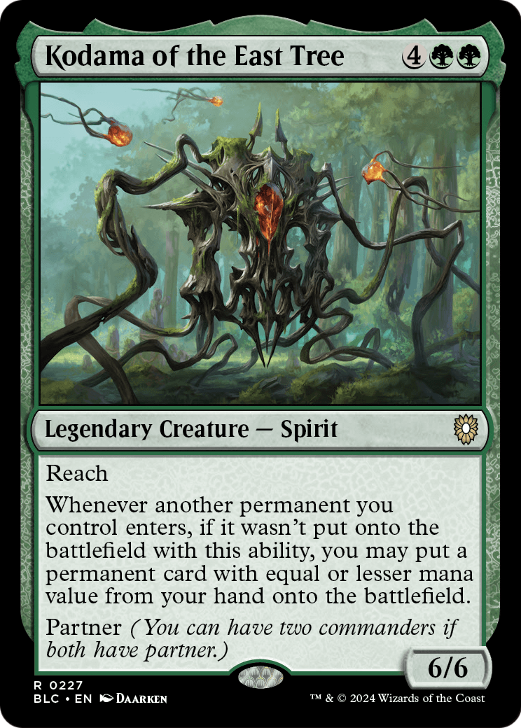Kodama of the East Tree (BLC-227) - Bloomburrow Commander