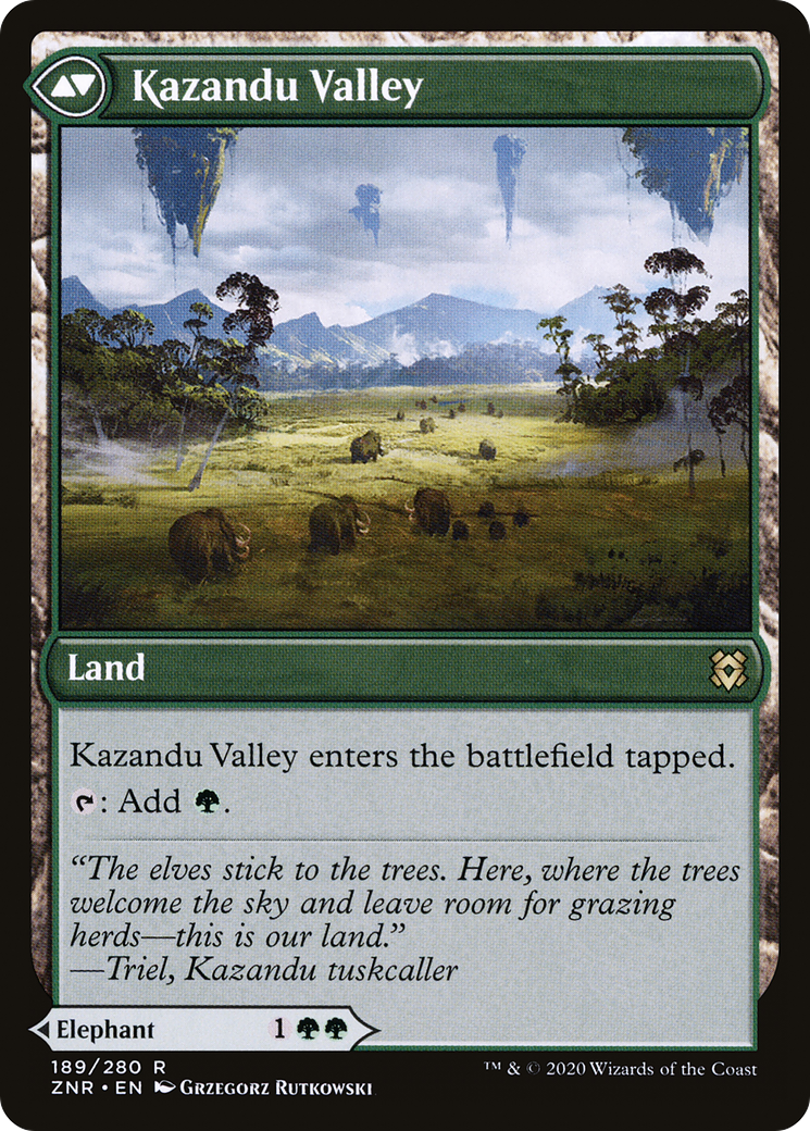 Kazandu Mammoth (ZNR-189) - Zendikar Rising