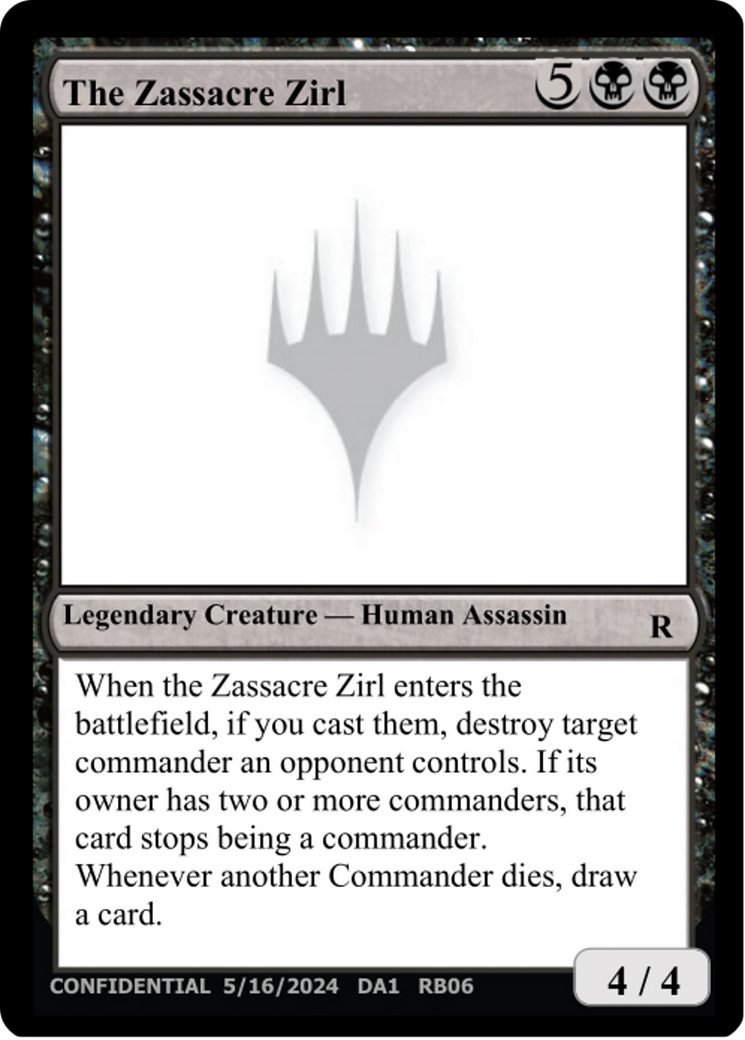 The Zassacre Zirl (UNK-RB06) - Unknown Event