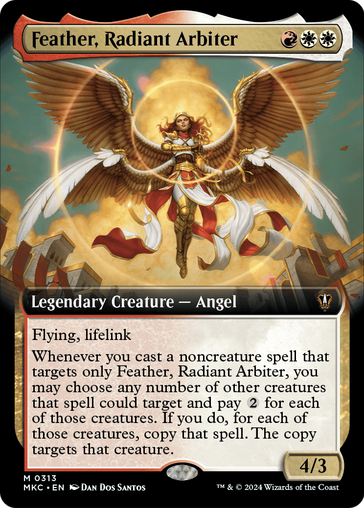 Feather, Radiant Arbiter (Extended Art) (MKC-313) - Murders at Karlov Manor Commander: (Extended Art) Foil