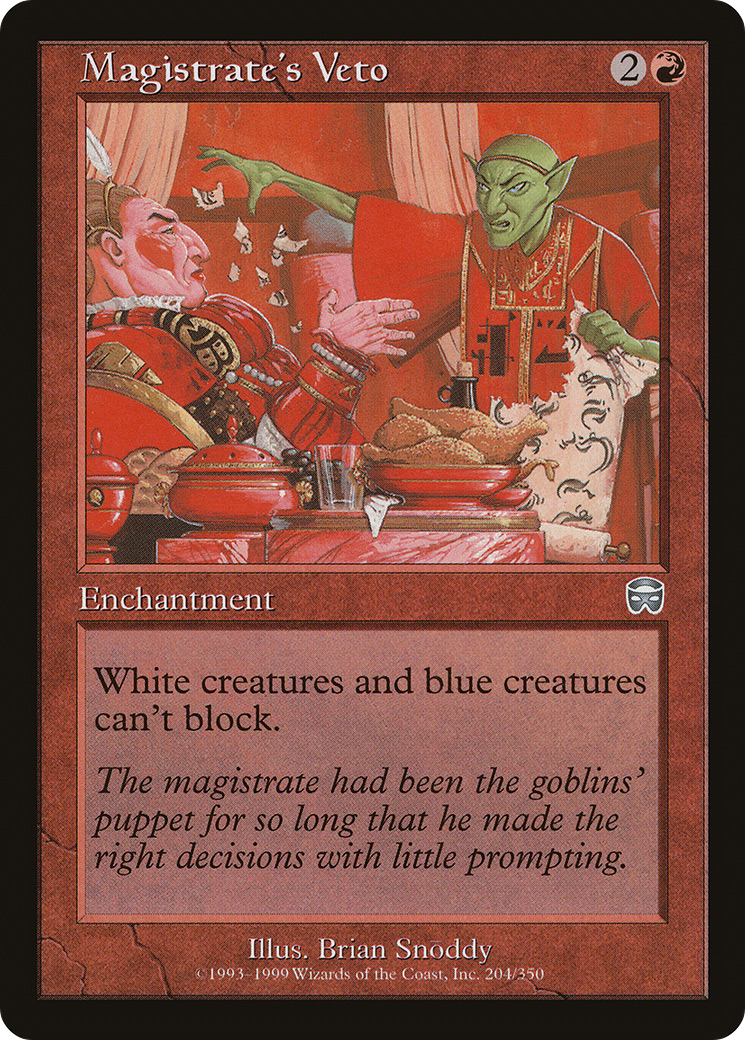 Magistrate's Veto (MMQ-204) - Mercadian Masques