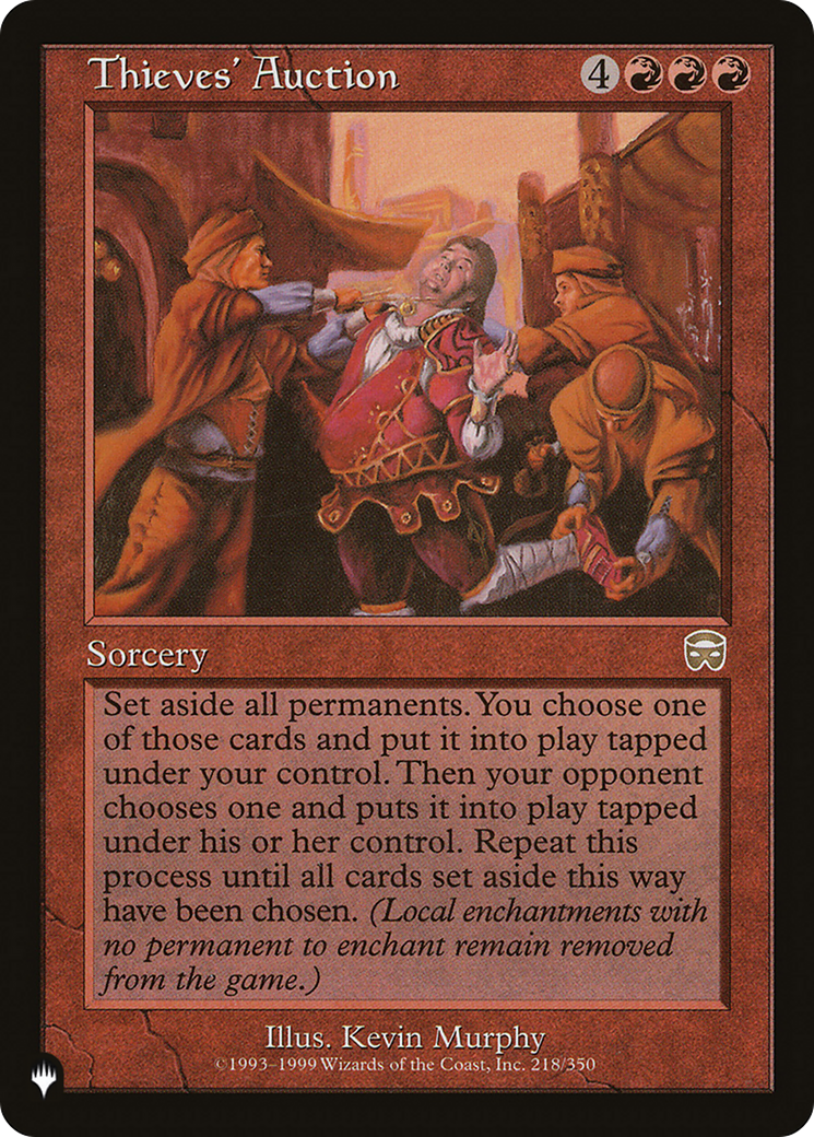 Thieves' Auction (LIST-MMQ-218) - The List